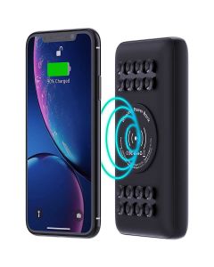 TechSmarter Bar Powerbank 20000MAH Wireless with Suction Black