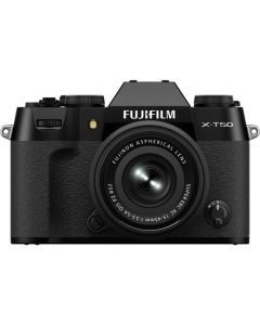 Fujifilm X-T50 Mirrorless Camera with 15-45mm f/3.5-5.6 Lens Black