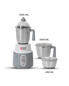 Russell Hobbs 750W Mixer Grinder Delight with 3 Piece Stainless Steel Jars - MG42506