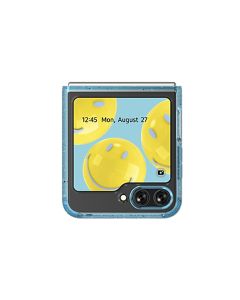 Samsung Accy Smiley Balloon Eco-Friends Case for Galaxy Z Flip5 Blue, FPF731SBHLW