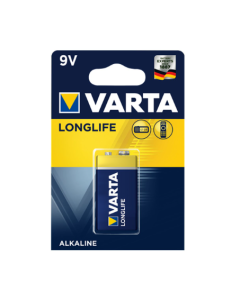 Varta Battery Long Life 9V Extra BLI 1 BAT/Alkaline - 04122101411